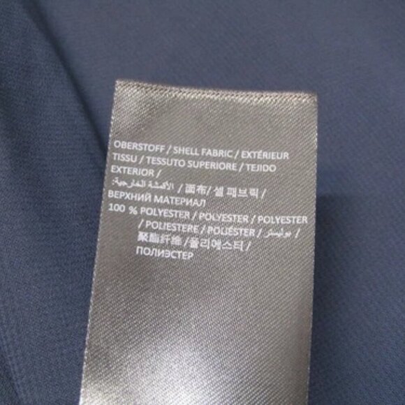 NEW DOROTHEE SCHUACHER Jacket Midnight Blue Size XS Feathery Volume Polyester - Picture 9 of 13